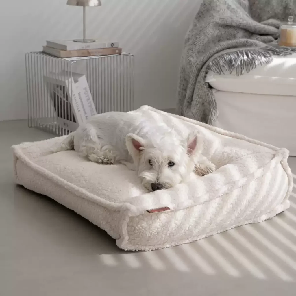 Orthopedic Bolster Dog Bed — Machine Washable, All-Season Memory Foam Pet Bed with Neck Support