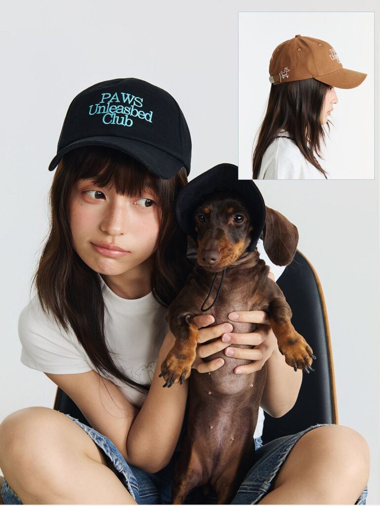 Matching Dog Baseball Cap & Human Hat — Adjustable Pet Sun Hat, Small Breed Streetwear Accessory