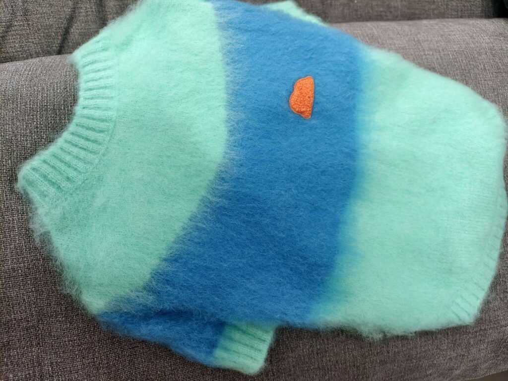 Brushed Fleece Dog Sweater — Ultra-Soft Pill-Resistant Knit Pullover for Small Dogs & Cats